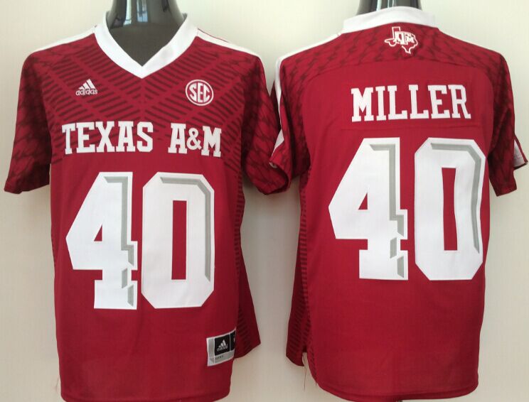 Men's Texas A&M Aggies Von Miller #40 Maroon Jersey